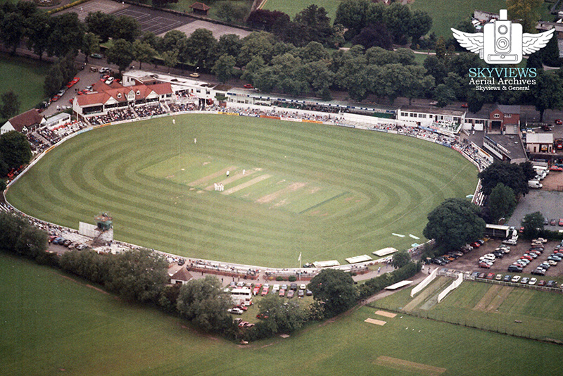 Worcester Cricket Grounds 1987 Skyviews Aerial Archives