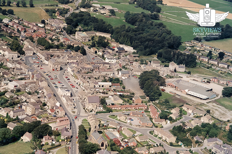 Leyburn Yorkshire 1986 Skyviews Aerial Archives